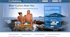 Desktop Screenshot of nudistfriendfinder.org